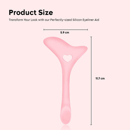 DeeperDots Silicone Eyeliner Stencil | Winged Eyeliner & Eyeshadow Guide Tool