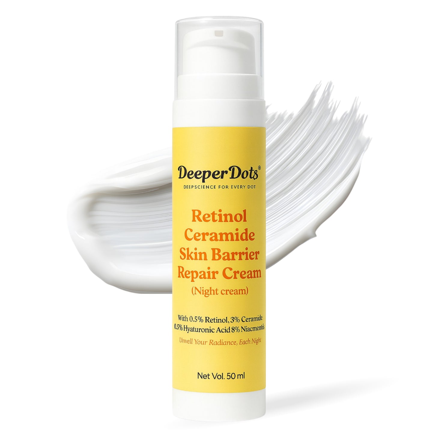 DeeperDots Retinol Ceramide Skin Barrier Repair Cream