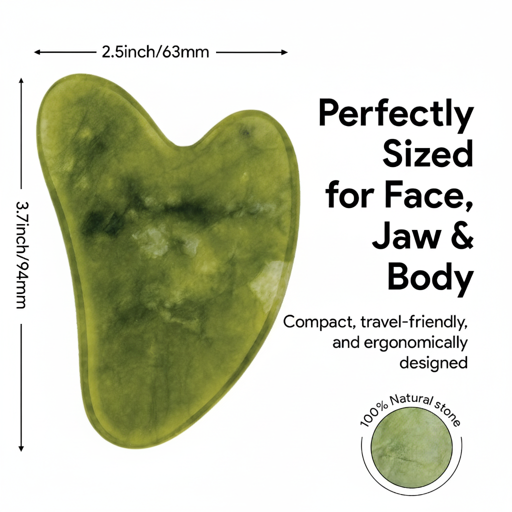 DeeperDots Gua Sha Stone | Sculpting & Lifting Facial Tool