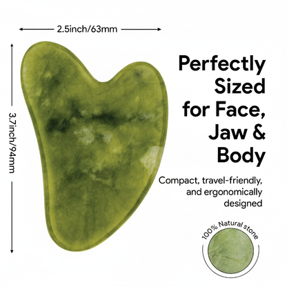 DeeperDots Gua Sha Stone | Sculpting & Lifting Facial Tool