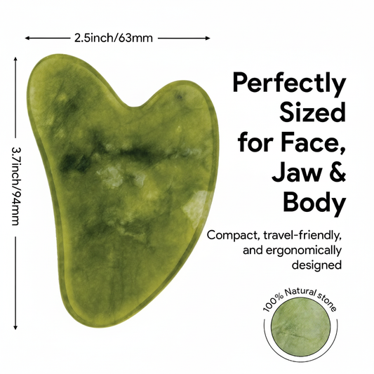DeeperDots Gua Sha Stone | Sculpting & Lifting Facial Tool
