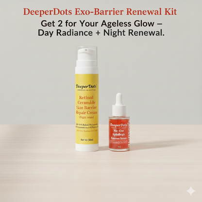DeeperDots Rise & Reset Duo | Day Repair Exosomes + Night Retinol Renewal