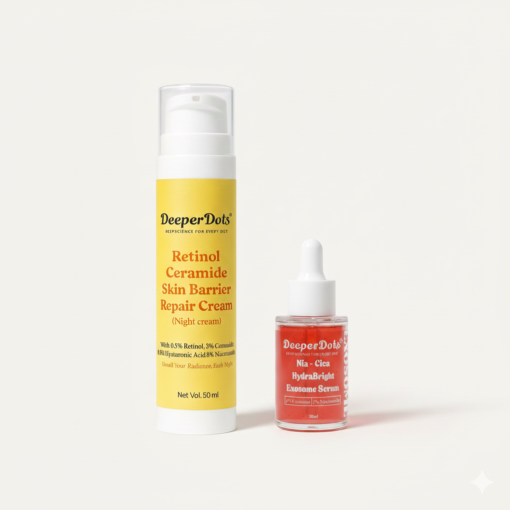 DeeperDots Rise & Reset Duo | Day Repair Exosomes + Night Retinol Renewal