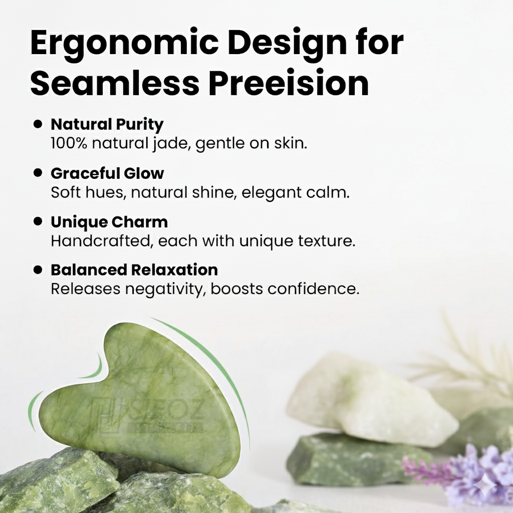 DeeperDots Gua Sha Stone | Sculpting & Lifting Facial Tool