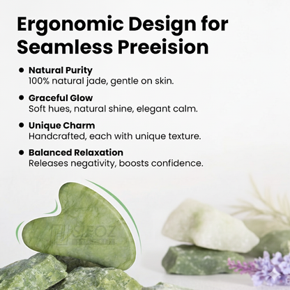 DeeperDots Gua Sha Stone | Sculpting & Lifting Facial Tool