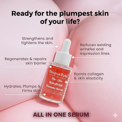 DeeperDots Nia-Cica HydraBright Exosome Serum