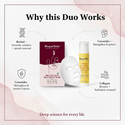 DeeperDots Night Repair Glow Kit | Retinol + Collagen Renewal Duo